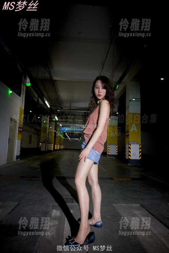 MSLASS梦丝女神 - 张灵儿的黑白合集，免费体验匠心独运