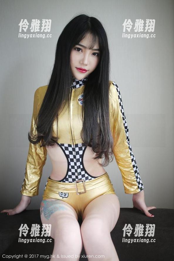 MyGirl美媛馆 - 图册二三事，徐cake在皮衣中的轻金属浪漫